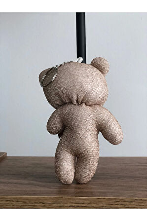 Sevimli Ayıcık Peluş Oyuncak Anahtarlık Uyku Arkadaşı Hediyelik 12 CM