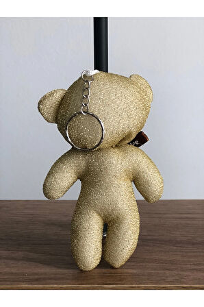 Sevimli Ayıcık Peluş Oyuncak Anahtarlık Uyku Arkadaşı Hediyelik 12 CM