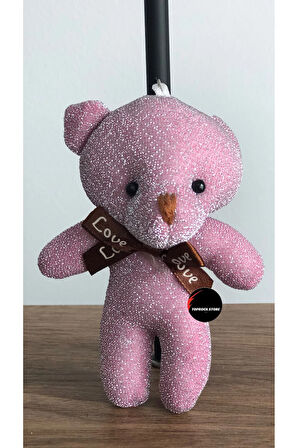 Sevimli Ayıcık Peluş Oyuncak Anahtarlık Uyku Arkadaşı Hediyelik 12 CM