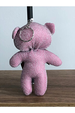 Sevimli Ayıcık Peluş Oyuncak Anahtarlık Uyku Arkadaşı Hediyelik 12 CM