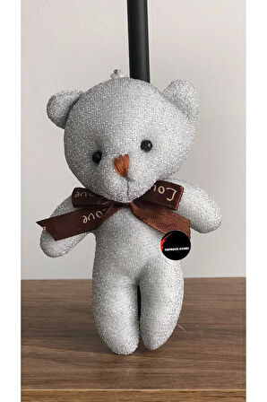 Sevimli Ayıcık Peluş Oyuncak Anahtarlık Uyku Arkadaşı Hediyelik 12 CM
