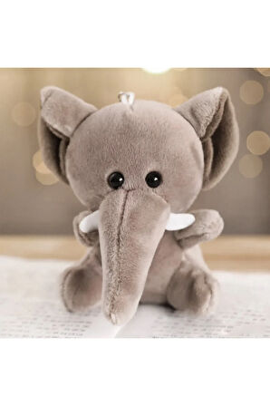 Sevimli Fil Peluş Oyuncak 12 Cm Mini Boy