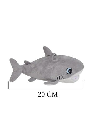 Köpek Balığı 20 cm Pelüş Çocuk Oyuncak (Sly-1096 KÖPEKBALIĞI) (7474)