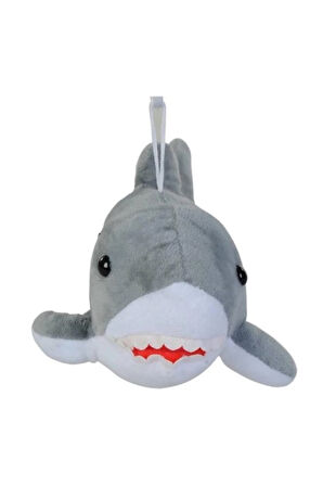 Müzikli Peluş Köpek Balığı Baby Sharky 30 Cm. - Gri