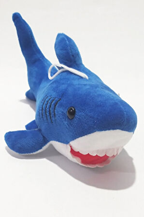 Baby Shark Şarkı Söyleyen 30 Cm Peluş Oyuncak Köpekbalığı
