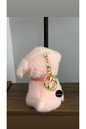 Sevimli Dil Çıkaran Köpek Peluş Oyuncak Anahtarlık Hediyelik Uyku Arkadaşı 15 Cm
