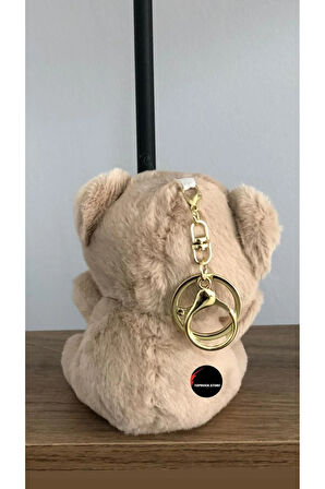 Sevimli Kalp Tutan Love Yazan Ayıcık Anahtarlık Hediyelik Uyku Arkadaşı 15 Cm