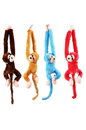 30 cm Orta Boy Peluş Sesli Maymun