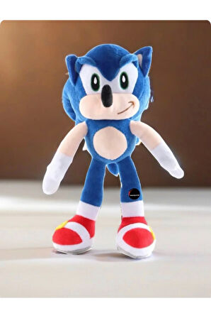 Sevimli Sonic Peluş Oyuncak Büyük Boy 45 Cm Hediyelik Uyku Arkadaşı