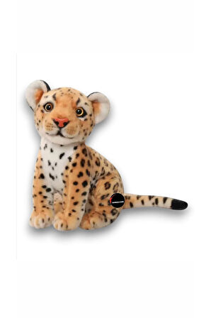Sevimli Kaplan Leopar Peluş Oyuncak 30 Cm Hediyelik Uyku Arkadaşı