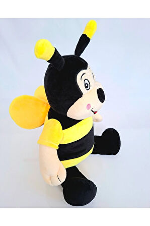 Peluş Oyuncak Arı 35cm Uyku Arkadaşı Oturan Sevimli Sarı Siyah Pelüş Arı Hediyelik Peluş Oyuncak Arı