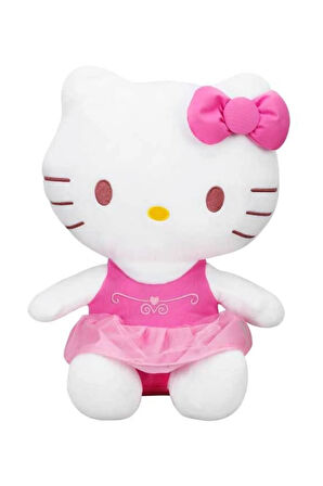 Hello Kitty Fiyonklu Peluş 36 cm. - Pembe