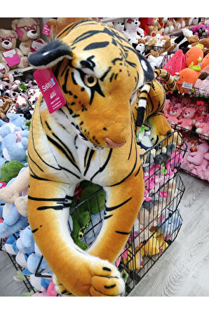 Kaplan yatan peluş oyuncak 100 cm