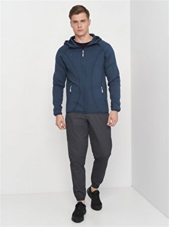 Joma SOFTSHELL HOODIE - Erkek Lacivert Spor Sweatshirt - 101028.331