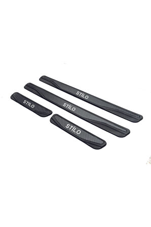 FİAT STİLO 2003-2006 MODELLER NEW KARBON KAPI EŞİĞİ 4 PARÇA YAZILI