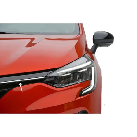 Renault Clio 5 Krom Ön Panjur Üstü 2 Parça 2019 ve Üzeri