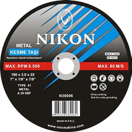 Nikon N38041 Metal Flex Kesme Taşı 300x3.0x25.4