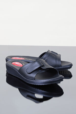 Konfores 1115-9200-12 Tam Anatomik Kadın Terlik - NKT01115-siyah-38
