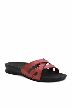 Konfores 1164-9942-1 Tam Anatomik Terlik - NKT01164-BORDO-37