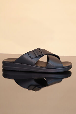 Konfores 1239-Grande Tam Anatomik Terlik - NKT01239-siyah-41