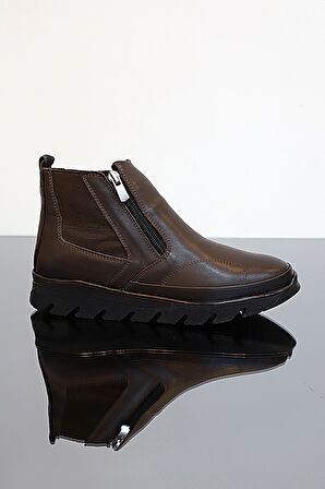 Konfores 1361 Hakiki Deri Anatomik Tabanlı Kadın Bot