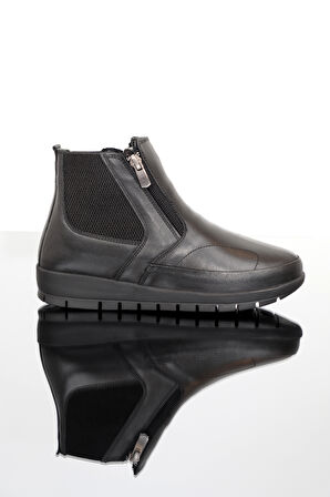 Konfores 1361 Hakiki Deri Anatomik Tabanlı Kadın Bot