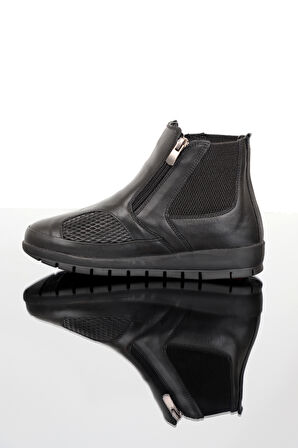 Konfores 1361 Hakiki Deri Anatomik Tabanlı Kadın Bot