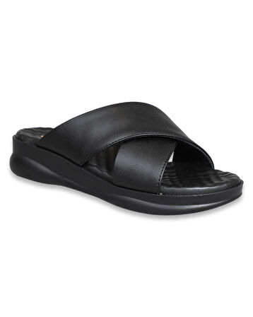 Konfores 1534-9975-3 Tam Anatomik Masajlı Bayan Terlik - NKT01534-siyah-40