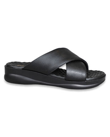 Konfores 1534-9975-3 Tam Anatomik Masajlı Bayan Terlik - NKT01534-siyah-40