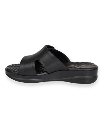 Konfores 1576-9975-2 Tam Anatomik Kadın Terlik - NKT01576-siyah-39