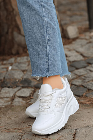 Konfores 2070 Anatomik Dolgu Tabanlı Kadın Sneakers Ayakkabı