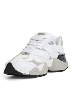 Lescon 2079-Ghost Anatomik Tabanlı Genç Unisex Sneakers Ayakkabı - NKT02079-BEYAZ-43
