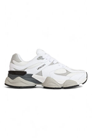 Lescon 2079-Ghost Anatomik Tabanlı Genç Unisex Sneakers Ayakkabı - NKT02079-BEYAZ-43