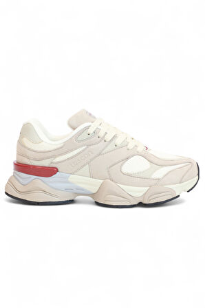 Lescon 2079-Ghost Anatomik Tabanlı Genç Unisex Sneakers Ayakkabı - NKT02079-KREM-45