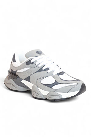 Lescon 2079-Ghost Anatomik Tabanlı Genç Unisex Sneakers Ayakkabı - NKT02079-gri-45