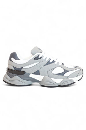 Lescon 2079-Ghost Anatomik Tabanlı Genç Unisex Sneakers Ayakkabı - NKT02079-gri-45