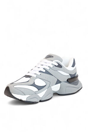 Lescon 2079-Ghost Anatomik Tabanlı Genç Unisex Sneakers Ayakkabı - NKT02079-gri-45