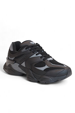 Lescon 2079-Ghost Anatomik Tabanlı Genç Unisex Sneakers Ayakkabı - NKT02079-siyah-43