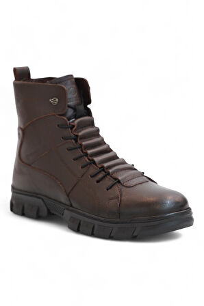 Hammer Jack 2103 Anatomik Tabanlı Hakiki Deri Fermuarlı Erkek Spor Bot