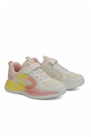 Kidessa 2127-Pepino Anatomik Tabanlı Ultra Hafif Unisex Çocuk Sneakers Ayakkabı - NKT02127-Bej-Pudra-26
