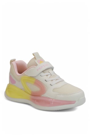 Kidessa 2127-Pepino Anatomik Tabanlı Ultra Hafif Unisex Çocuk Sneakers Ayakkabı - NKT02127-Bej-Pudra-26