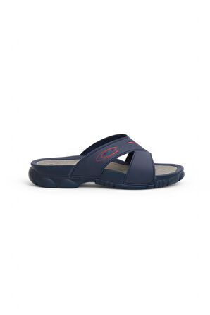 2133-3200 Tam Anatomik Unisex Günlük,Ofis,Spor,Havuz.Deniz ve Tüm Islak Zeminler İçin Uyumlu Terlik - NKT02133-lacivert-45