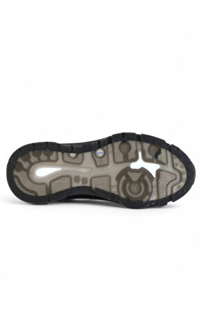 Konfores 2136 Hakiki Deri Anatomik Air Tabanlı Erkek Sneakers Ayakkabı - NKT02136-siyah-43