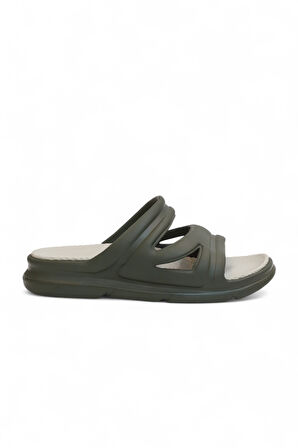 2146-Olımpos Tam Anatomik Günlük,Havuz,Deniz,Umre ve Hac İçin Uyumlu Erkek Eva Terlik - NKT02146-haki-42