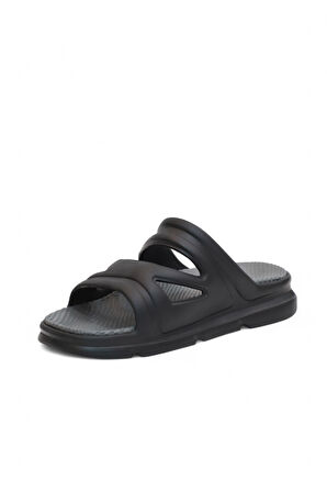 2146-Olımpos Tam Anatomik Günlük,Havuz,Deniz,Umre ve Hac İçin Uyumlu Erkek Eva Terlik - NKT02146-siyah-45