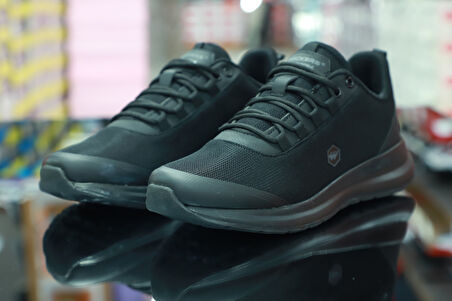 2192-Wıckers Anatomik Tabanlı Ultra Hafif Erkek Yürüyüş & Koşu Ayakkabısı - NKT02192-siyah-43