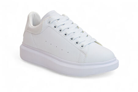 2195-Bestof Anatomik Tabanlı Unisex Sneakers Ayakkabı  - NKT02195-BEYAZ-41