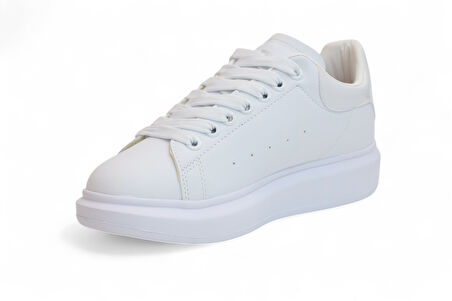 2195-Bestof Anatomik Tabanlı Unisex Sneakers Ayakkabı  - NKT02195-BEYAZ-41