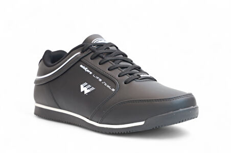 2199-Wickers Anatomik Tabanlı Unisex Sneakers Ayakkabı - NKT02199-siyah-44