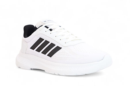 2202-Jamper Anatomik Tabanlı Ultra Hafif Unisex Bağcıklı Sneakers Ayakkabı - NKT02202-BEYAZ-42
